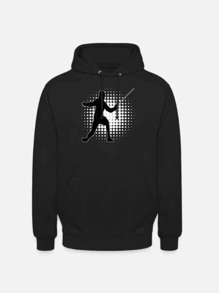 Fencing Fencing Sport Fencing - Unisex Hoodie - black