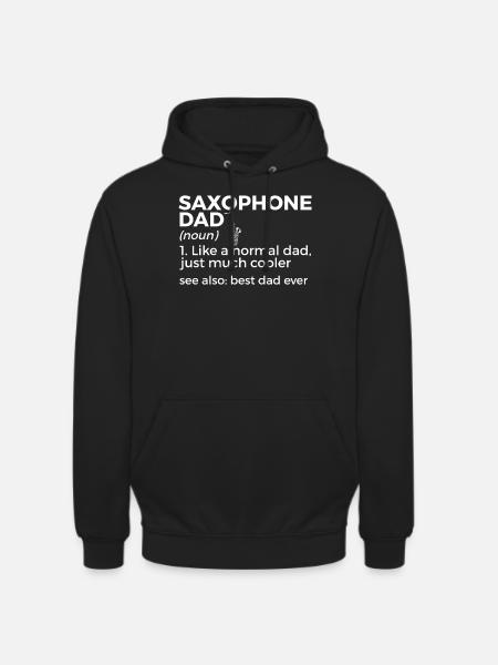 Saxophone musicians Brass music - Unisex Hoodie - black