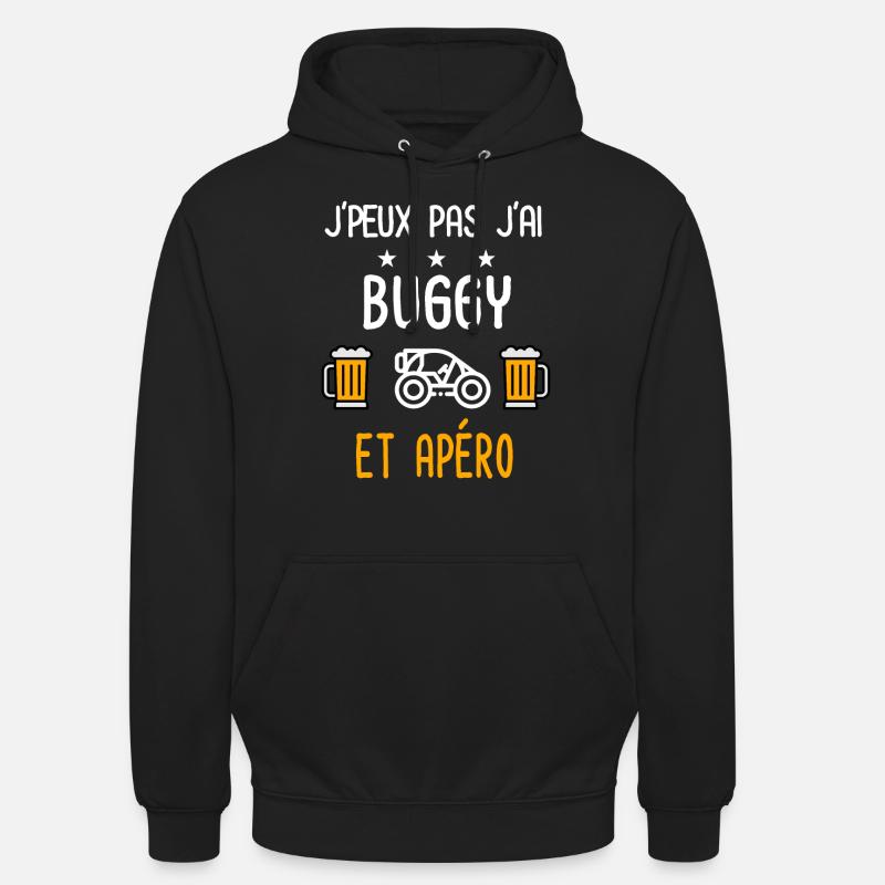 je peux pas buggy - Sweat-shirt à capuche unisexe - noir