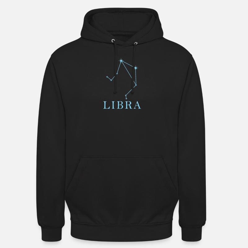 Sternkonstellation Sternzeichen Libra - Unisex Hoodie - Schwarz