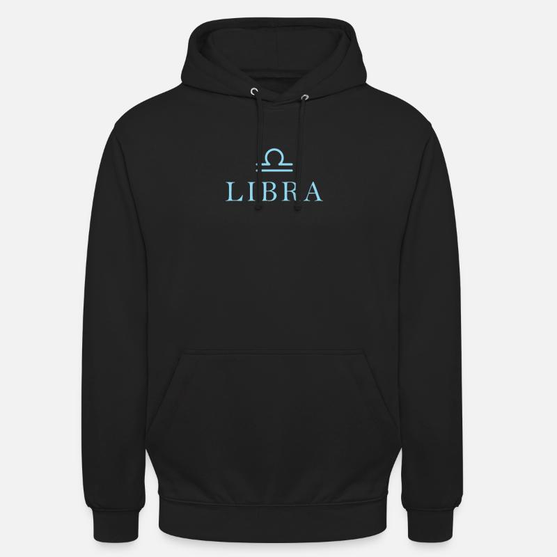 Sternzeichen Libra Waage Sternbild - Unisex Hoodie - Schwarz