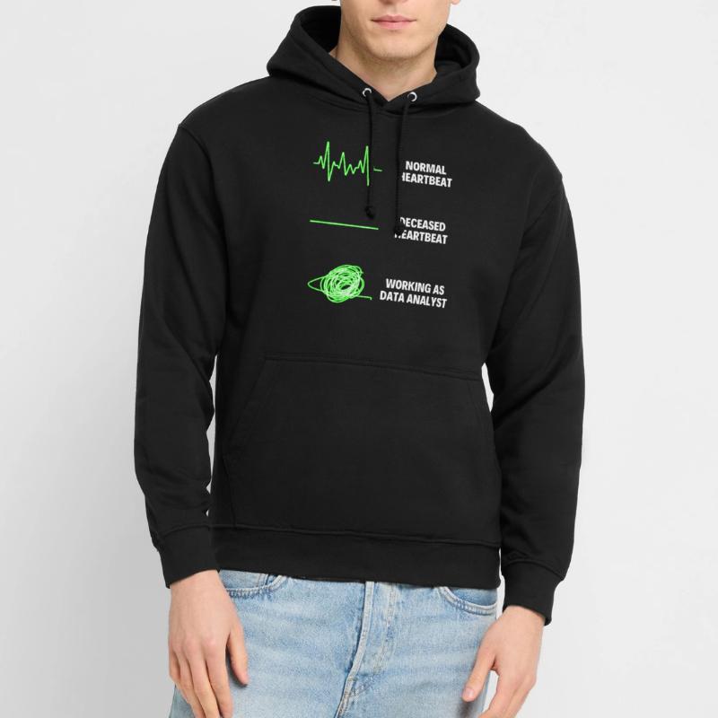 Data Analyst Data Analytics Worker Web Developer Unisex Hoodie