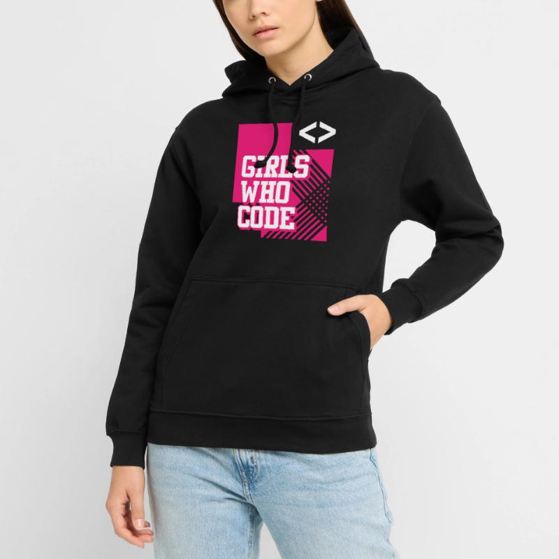 Developer Coder Programmer Girl Unisex Hoodie