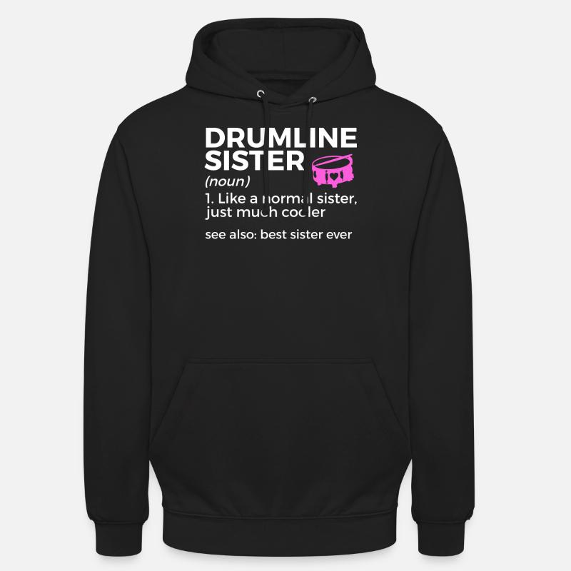 Drumline Drum Gift - Unisex Hoodie - black
