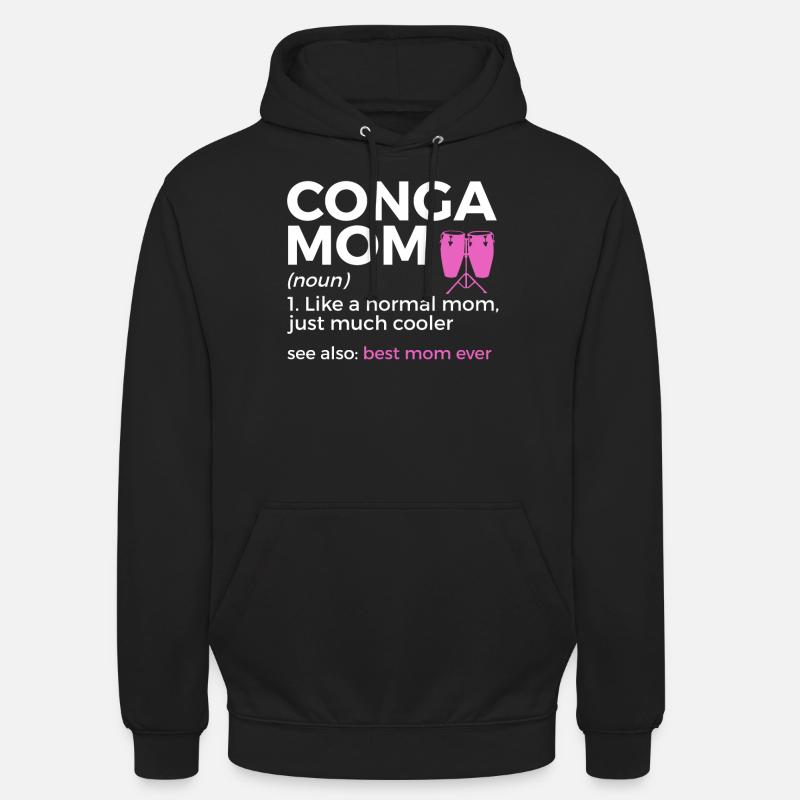 Konga Musiker - Unisex Hoodie - Schwarz