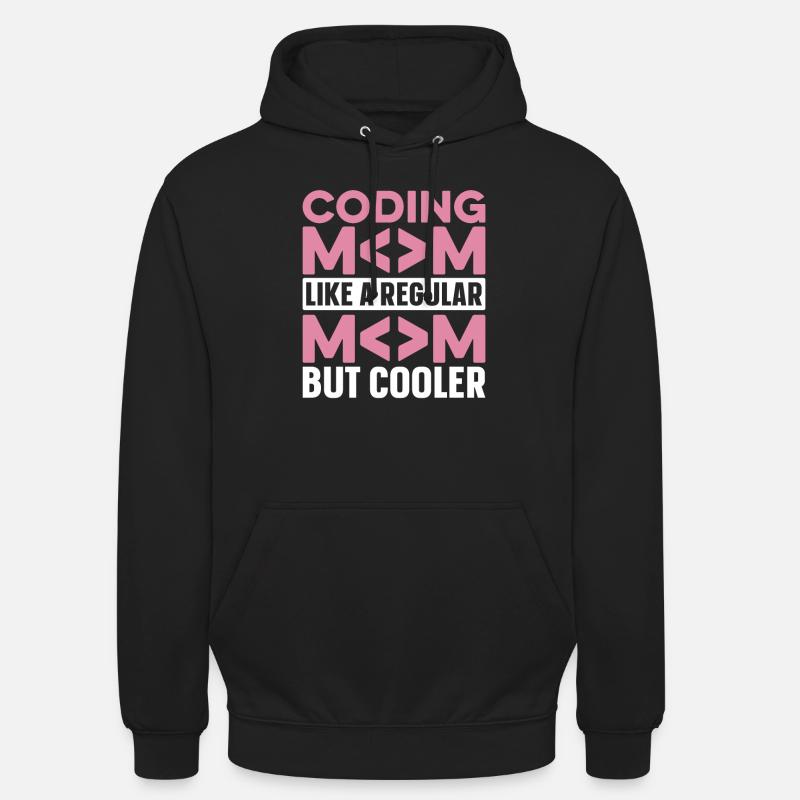 Developer Coder Programmer Mama - Unisex Hoodie - black