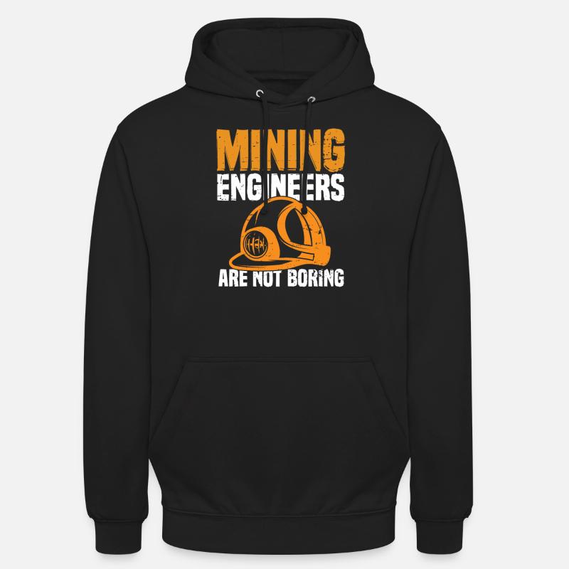 Engineer Witzig Mining Engineer - Unisex Hoodie - black