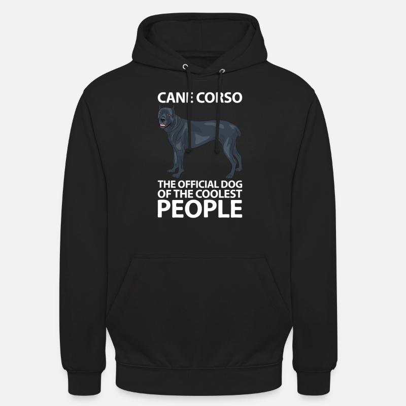 Cane corso - Sweat-shirt à capuche unisexe - noir