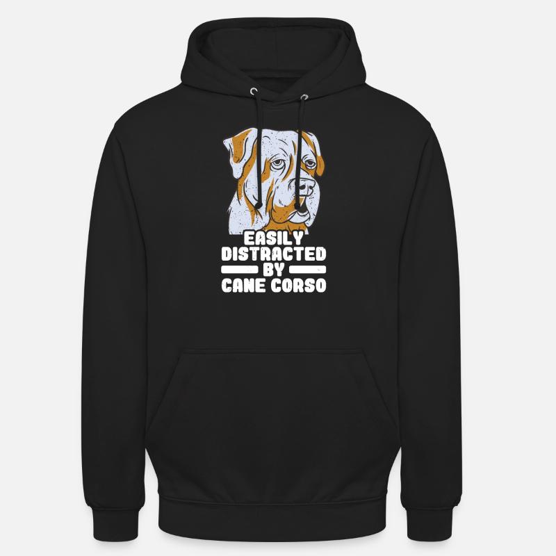 Cane corso - Sweat-shirt à capuche unisexe - noir