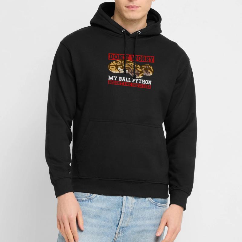 Königspython Boule de banane Python Sweat-shirt à capuche unisexe