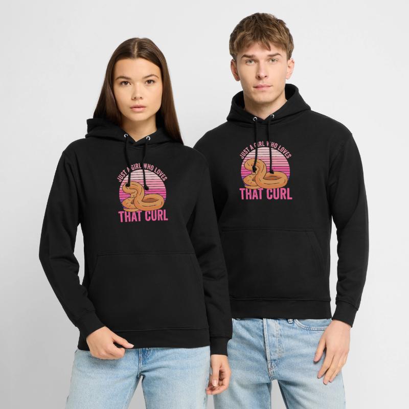 Königspython Mädchen Banana Ball Python Mädchen Sweat-shirt à capuche unisexe