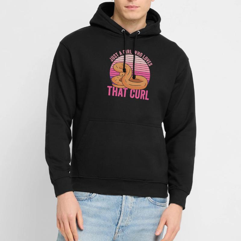 Königspython Mädchen Banana Ball Python Mädchen Sweat-shirt à capuche unisexe