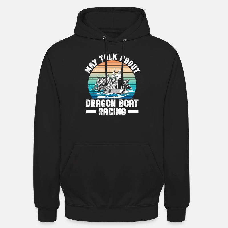 Drachenboot Und Drachenboottrainer - Unisex Hoodie - Schwarz