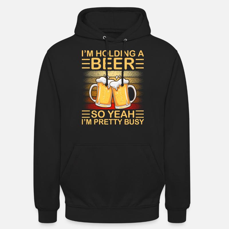 Lustiger Bier Spruch Bier Trinker - Unisex Hoodie - Schwarz