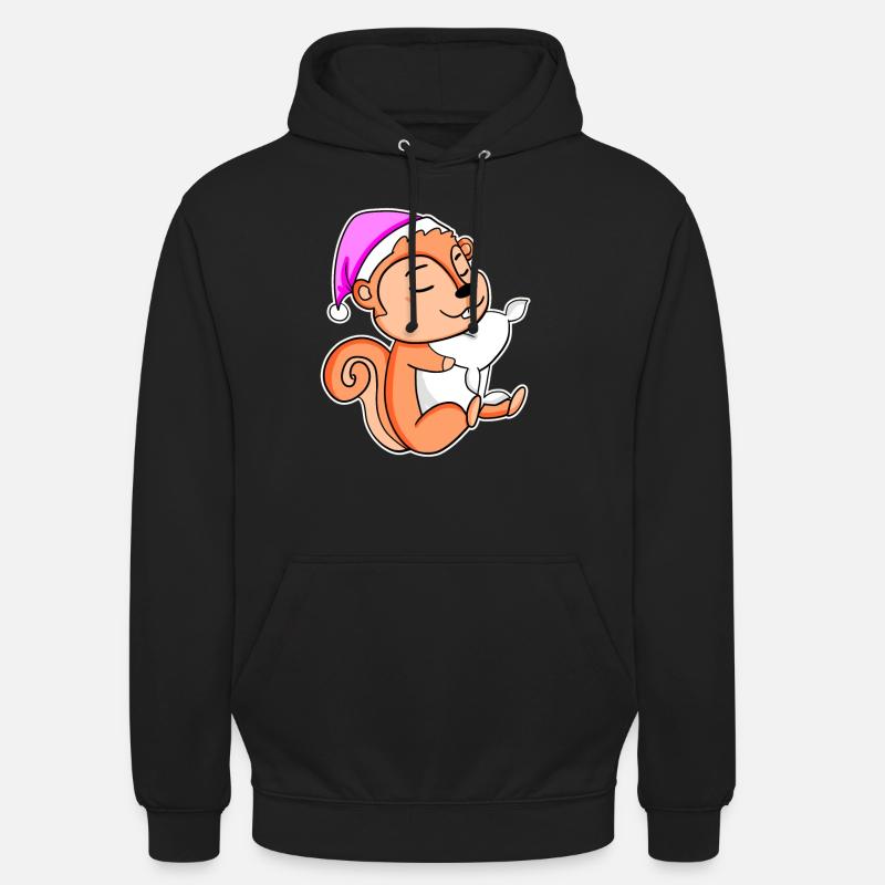Eichhörnchen - Unisex Hoodie - Schwarz