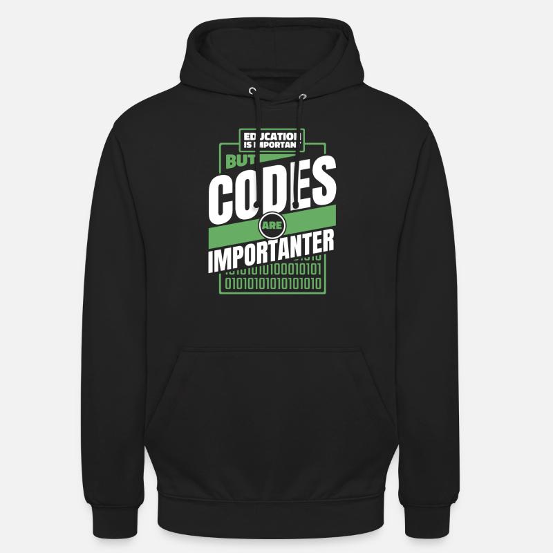 Entwickler Coder Programmierer Lustig - Unisex Hoodie - Schwarz