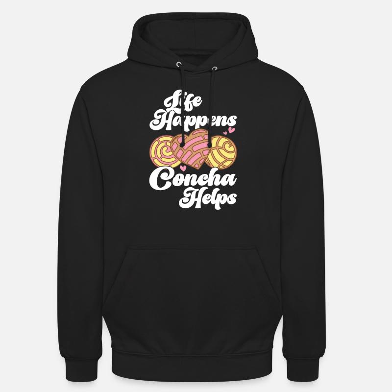 Conchas Pan Dulce Latina Spanisch - Unisex Hoodie - Schwarz