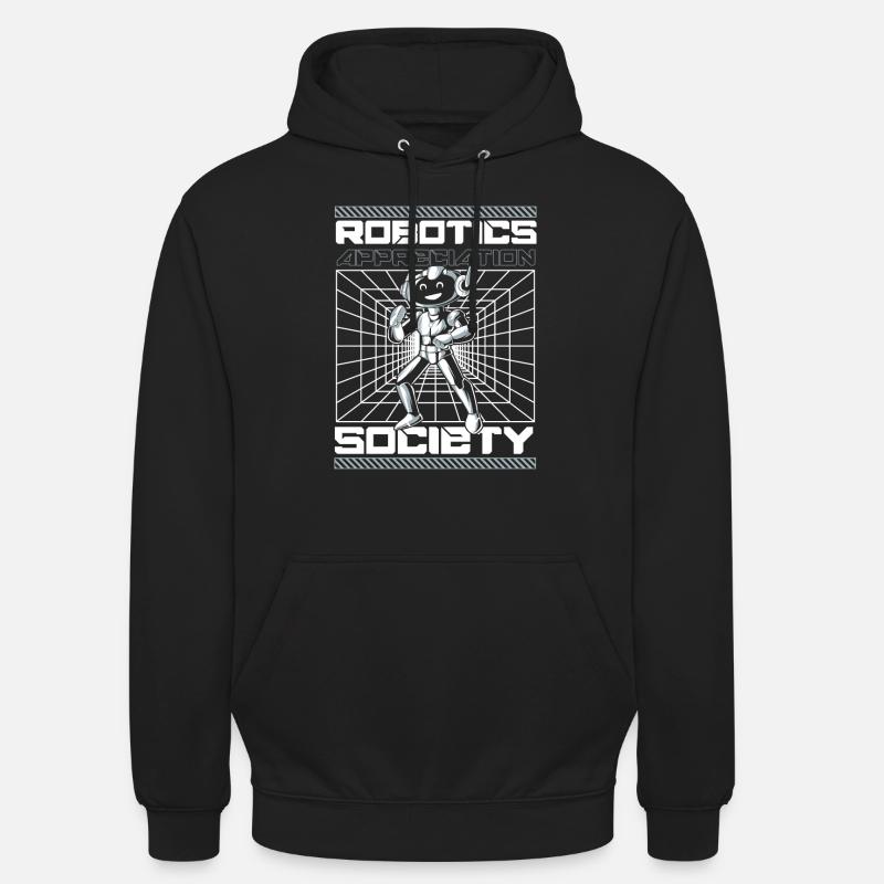 Robotik Ai Roboter - Unisex Hoodie - Schwarz
