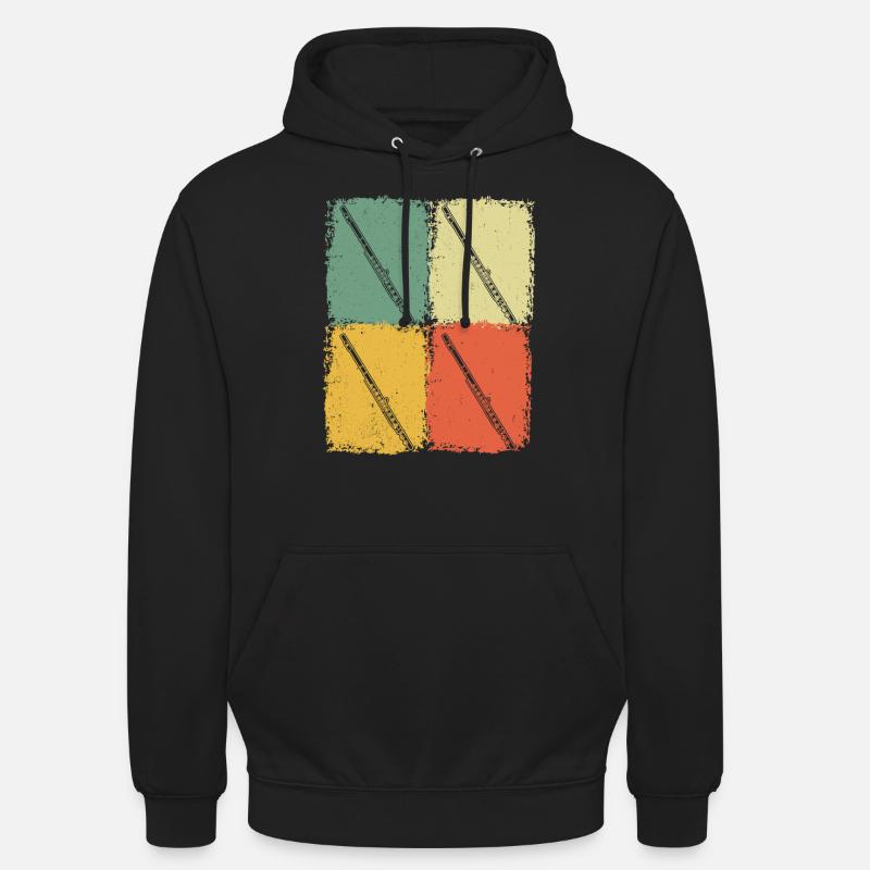 Querflöte Querflötenspieler Querflötist - Unisex Hoodie - Schwarz