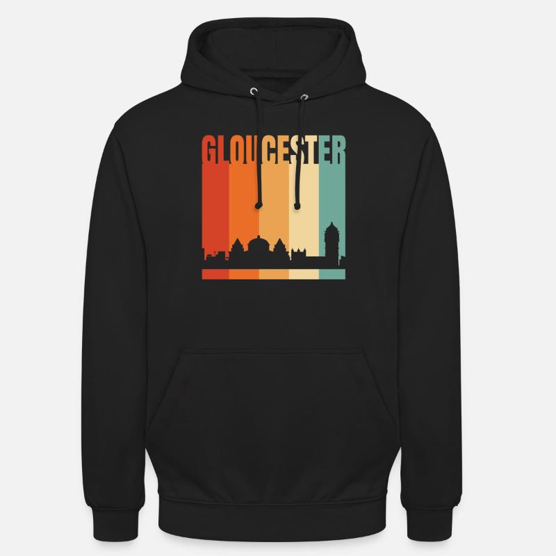 Gloucester - Sweat-shirt à capuche unisexe - noir