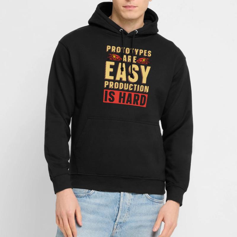 Artificial Intelligence Prototypes Are Easy Robots Unisex Hoodie
