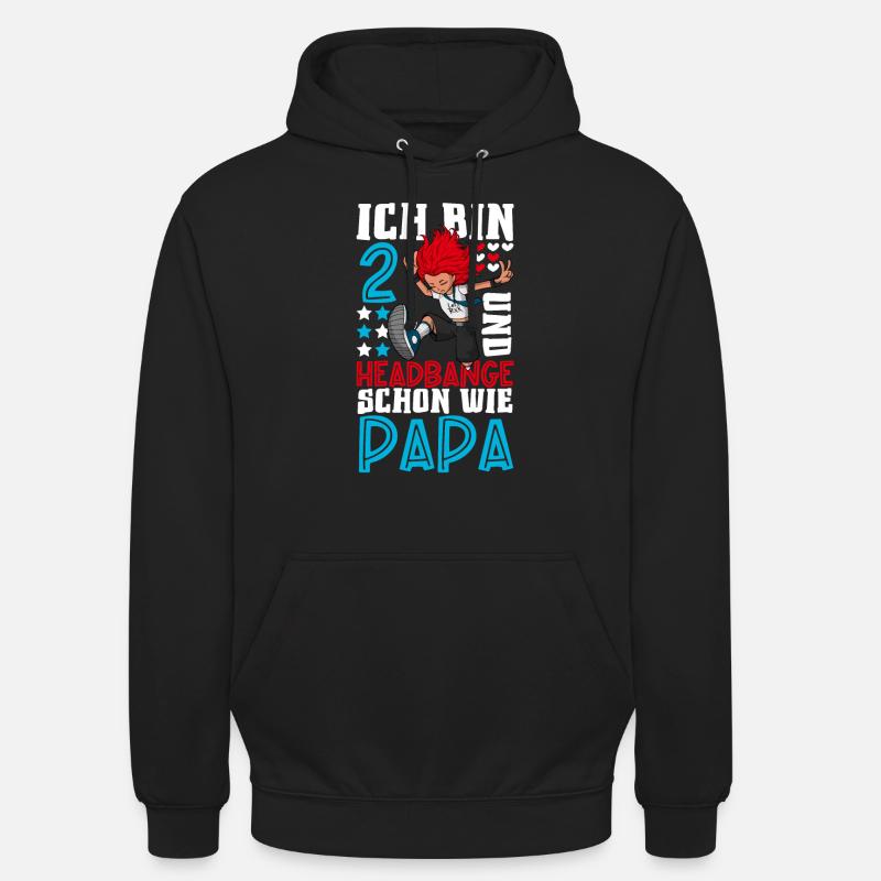 Ich bin 2 - Mädchen Rocker - Unisex Hoodie - Schwarz