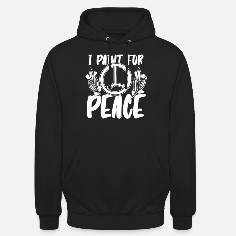painter painter peace - Unisex Hoodie - black