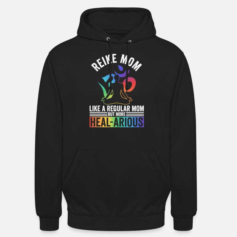 Reiki Mutter Energieheilerin Mama - Sweat-shirt à capuche unisexe - noir