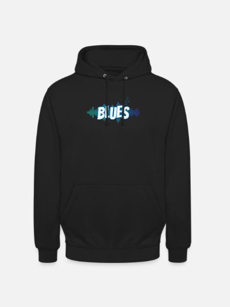 Blues Music Genre Trumpet Jazz - Unisex Hoodie - black