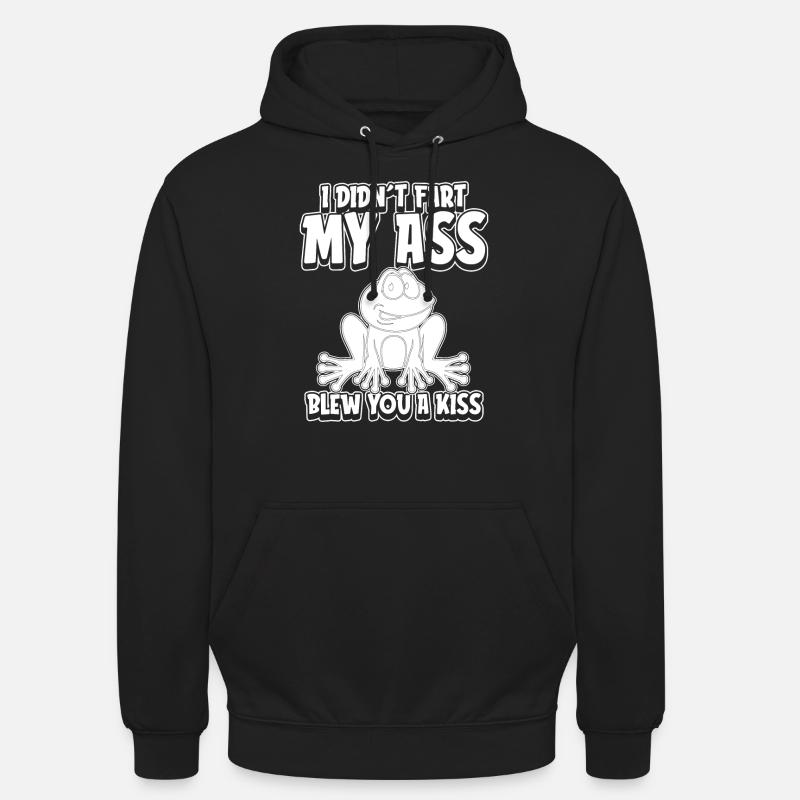 Frog Toad Humor - Unisex Hoodie - black