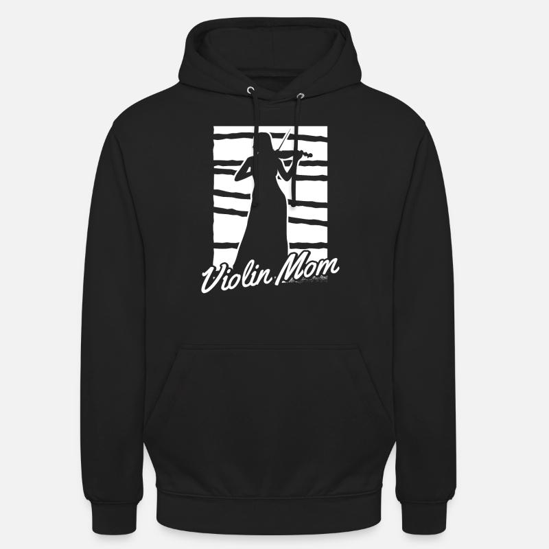 Violon Violon Mère - Sweat-shirt à capuche unisexe - noir