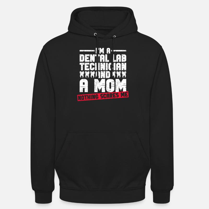 Zahntechnikerin Mutter Zahntechniker Mutter - Unisex Hoodie - black