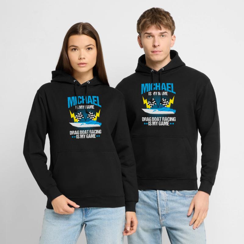 Conception de bateau de traînée pour les conducteurs de bateaux de course Sweat-shirt à capuche unisexe