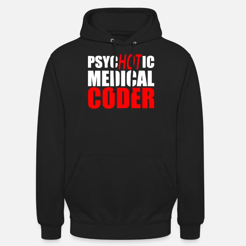 Medical encoder, programmer - Unisex Hoodie - black