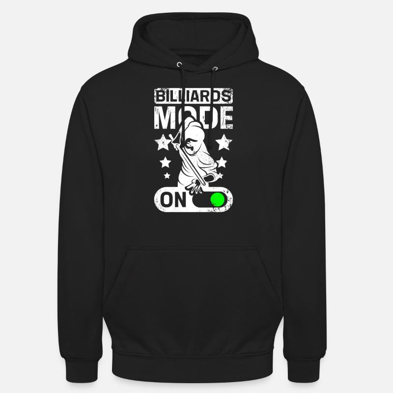 Mode billard activé - Sweat-shirt à capuche unisexe - noir