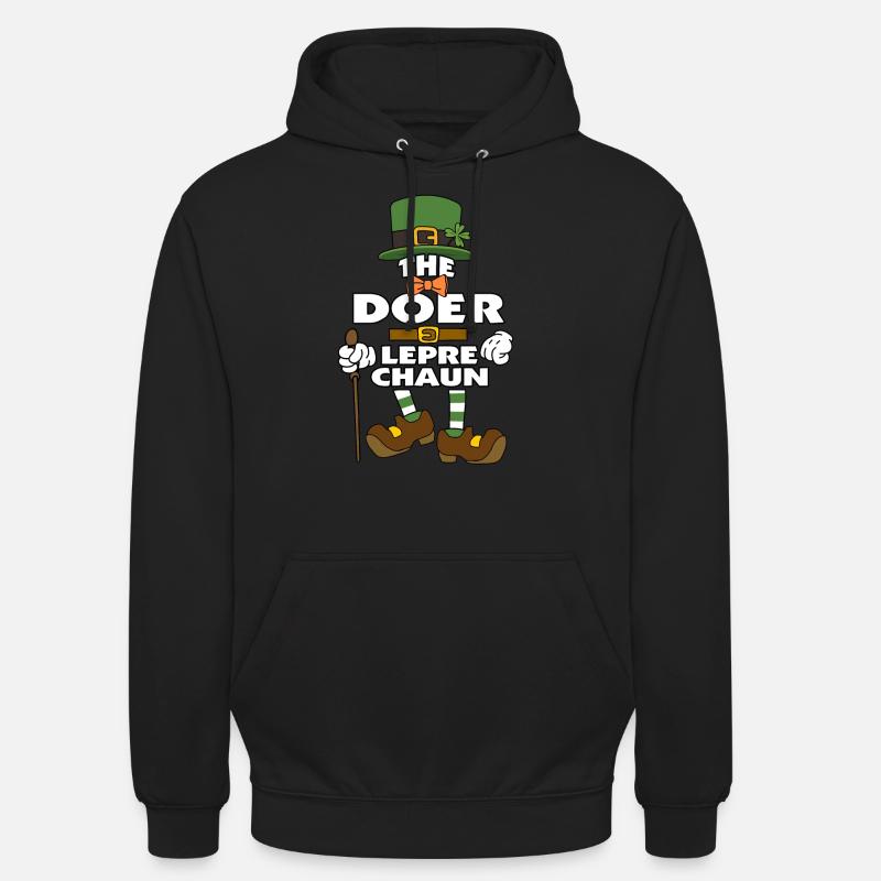 Le lutin faiseur St Patrick - Sweat-shirt à capuche unisexe - noir
