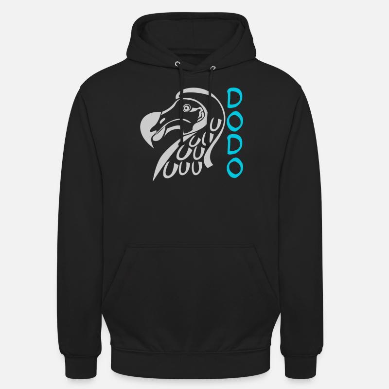Dodo Oiseau Dodos - Sweat-shirt à capuche unisexe - noir