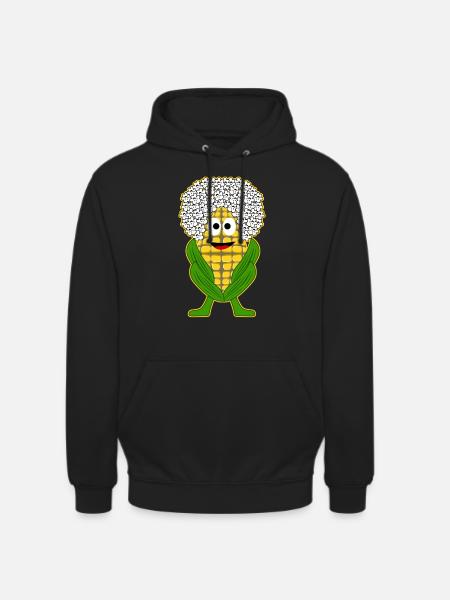 Mais Popcorn - Unisex Hoodie - Schwarz