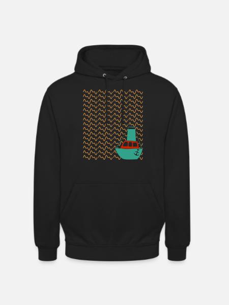 Synthétiseur Boot Synthétiseurs - Sweat-shirt à capuche unisexe - noir