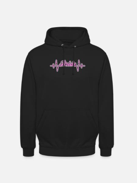 Braut bride Herzschlag - Unisex Hoodie - Schwarz