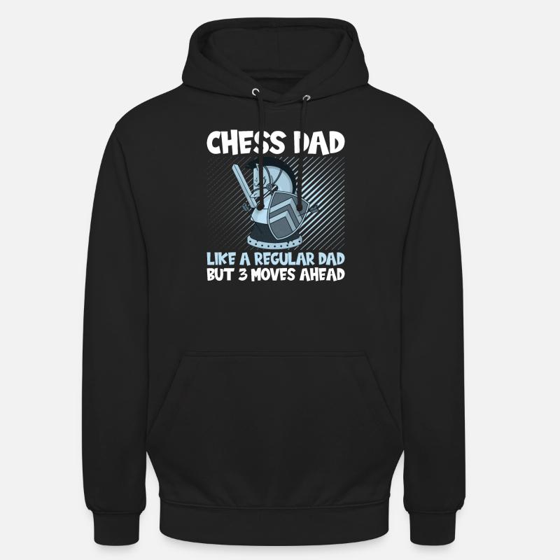 Chess Dad Schachspieler - Unisex Hoodie - Schwarz
