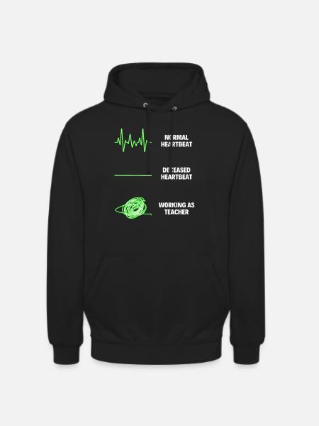 Teacher Funny Teacher Worker School Teacher - Unisex Hoodie - black