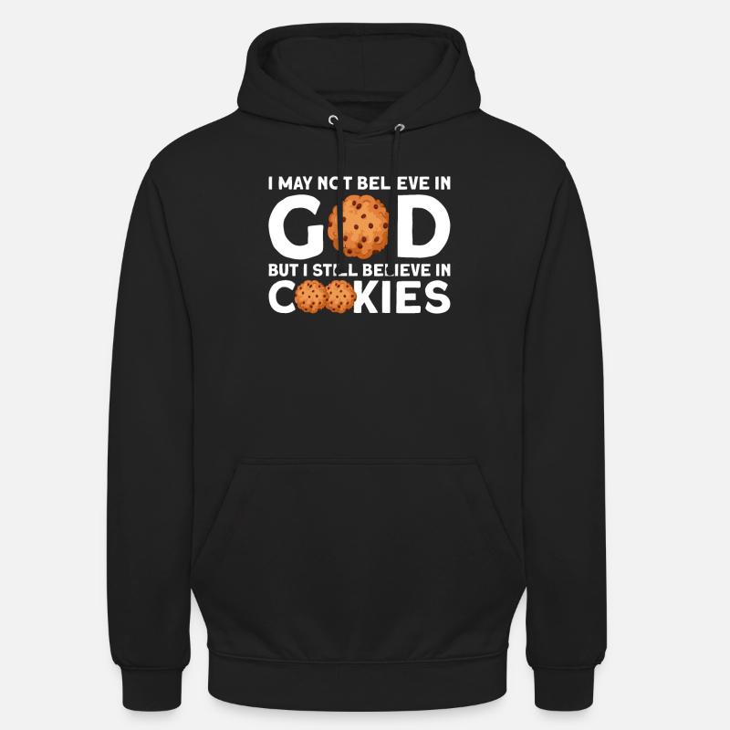 Athéisme athée Cookies Noël - Sweat-shirt à capuche unisexe - noir
