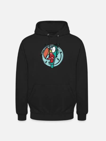 crazy dodo bird from Mauritius - Unisex Hoodie - black
