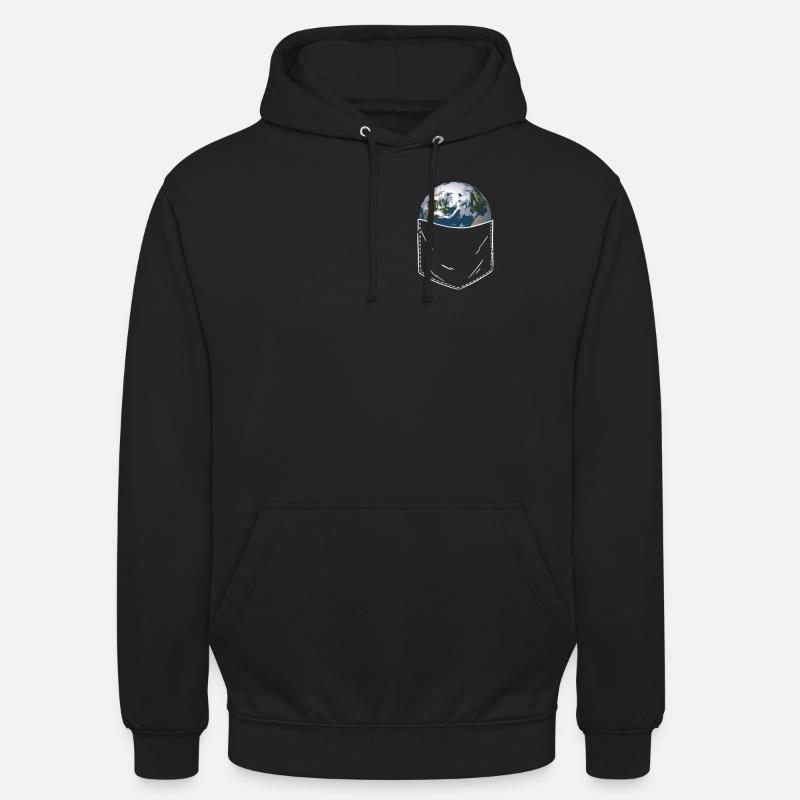 Erde - Unisex Hoodie - Schwarz