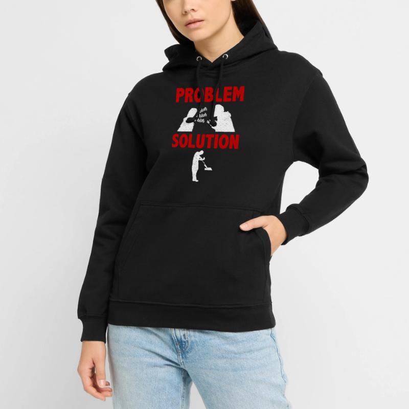 Knife Throwing Knife Thrower Problem Solution Unisex Hoodie