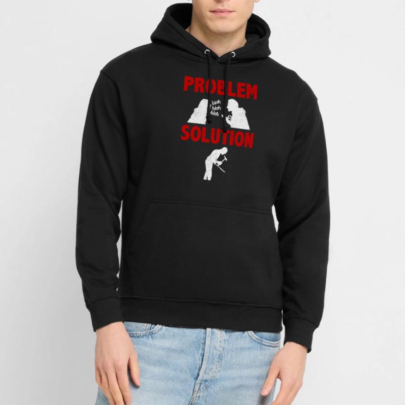 Knife Throwing Knife Thrower Problem Solution Unisex Hoodie