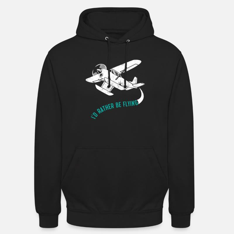 Je préfère voler - Sweat-shirt à capuche unisexe - noir