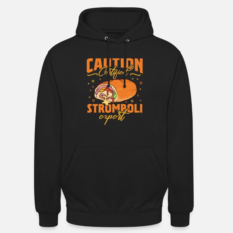 Stromboli Expert - Stromboli - Sweat-shirt à capuche unisexe - noir