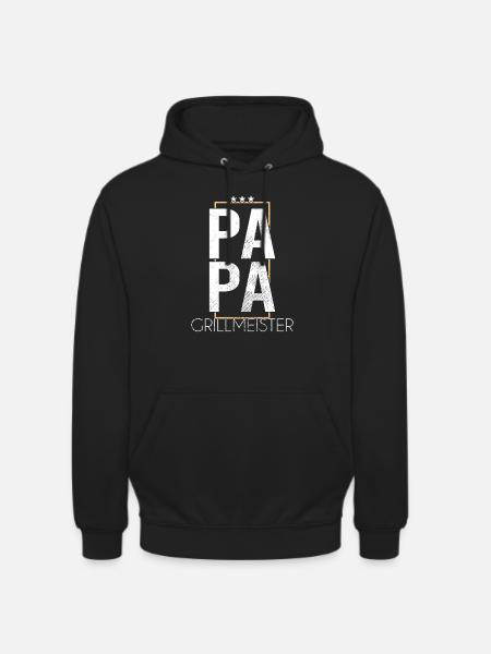 Papa Grillmeister - Unisex Hoodie - black
